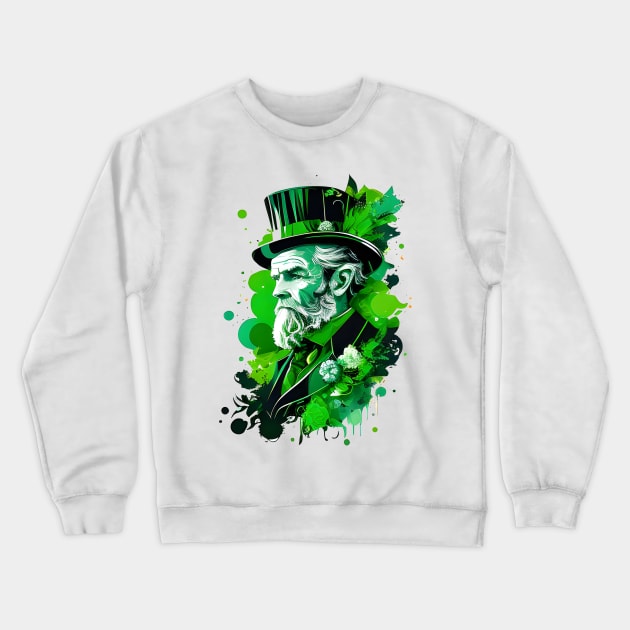 Saint Patrick Great Gift For St. Patrick's Day Crewneck Sweatshirt by Ray E Scruggs